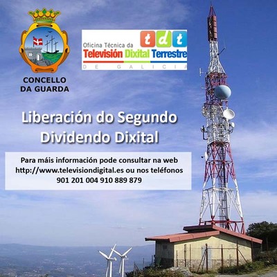 Informacin sobre a liberacin do Segundo Dividendo Dixital para a recepcin do sinal TDT 
