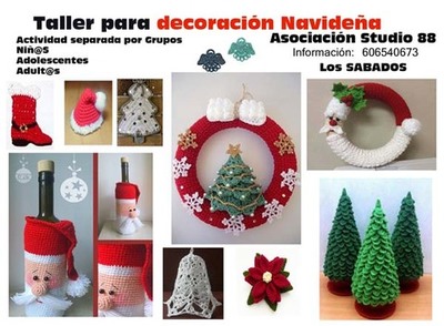 La Asociacin Studio 88 organiza un taller navideo de crochet en A Guarda