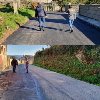 O Rosal realiza o asfaltado nos camios de subida a Martn e Picns de Arriba