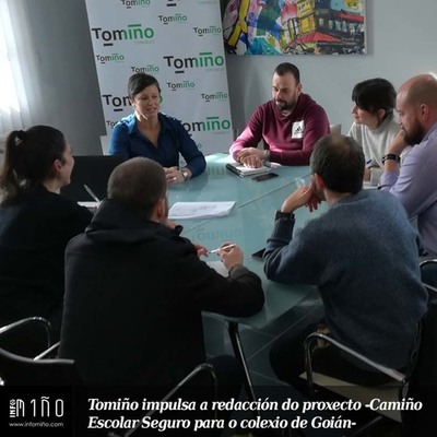 Tomio impulsa a redaccin do proxecto -Camio Escolar Seguro para o colexio de Goin-