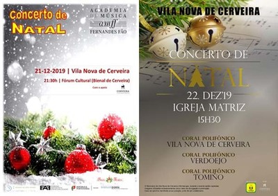 Cerveira acolhe dois Concertos de Natal este fim de semana