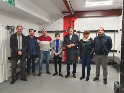 Presentacin das obras de mellora nas instalacins do Pavilln Municipal do Rosal