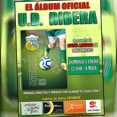 Presentacin lbum de cromos U.D.Ribera 2019/20
