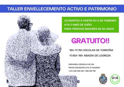 Envellecemento activo e patrimonio, a nova proposta do Concello de Oia para as persoas maiores