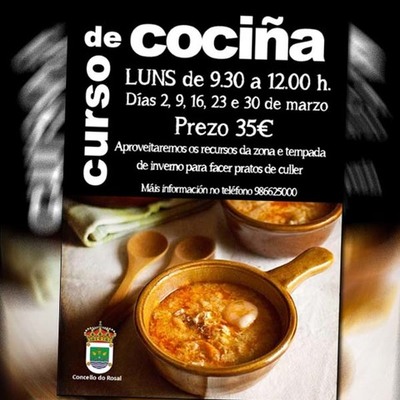 O Concello organiza un curso de cocia de pratos de culler con produtos de tempada   