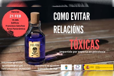 A experta Mnica Novs Dios impartir este venres en Tui unha charla sobre -Como evitar as relacins txicas-