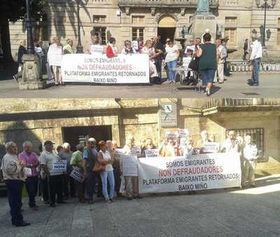 Unha vez mis o Colectivo de Emigrantes Retornados do Baixo Mio voltamos a concentrarnos en Tui