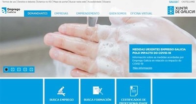 A Xunta informa de que non ser necesario renovar a demanda de emprego ata o 30 de abril de 2020
