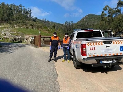 Voluntarios de Proteccin Civil e Cruz Vermella colaboran co Concello para atender necesidades derivadas do COVID-19