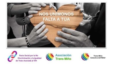 Trans Mio- LGTBIQ+ establecen un convenio de colaboracin co Pacto Social contra o VIH