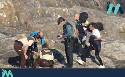 O conflicto entre bateeiros e percebeiros chega  costa sur de Pontevedra