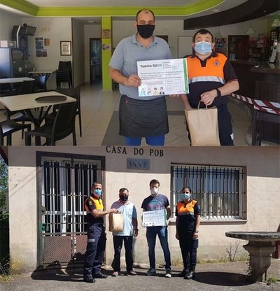 Tomio remata a entrega de sete mil mscaras e suma 9.000 euros en axudas de emerxencia