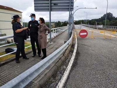 Maica Larriba renese cos mandos policiais pola apertura de fronteiras con Portugal o vindeiro luns