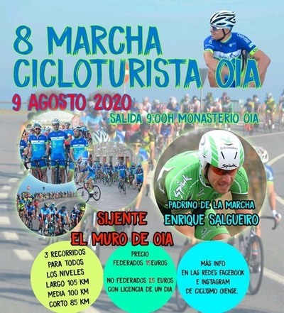 La VIII Marcha Cicloturista de Oia apuesta por Sijente