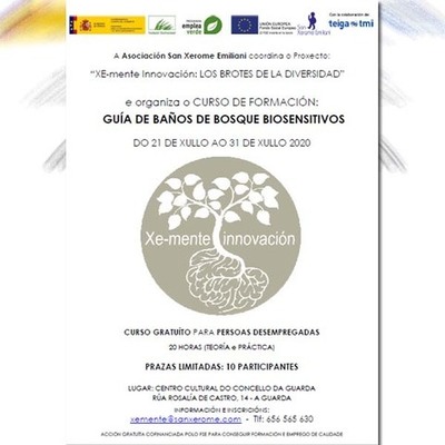 A Asociacin San Xerome Emiliani programa un Curso de -Gua de Baos de Bosque Biosensitivos-
