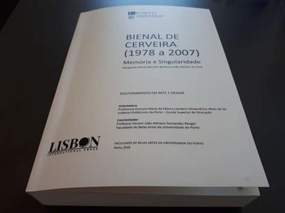 Apresentao do livro BIENAL DE CERVEIRA (1978-2007) ? Memria e Singularidade
