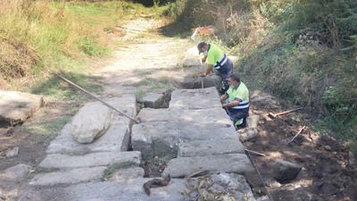 O Concello arranxa a ponte do Urgal tras obter os permisos da Confederacin Hidrogrfica 