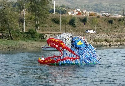 Projeto artstico de sensibilizaao ambiental de 430 m2 vai ser instalado no Rio Minho 