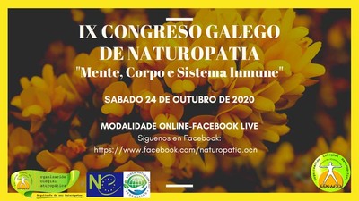 El IX Congreso Gallego de Naturopata se celebra este sbado en formato online
