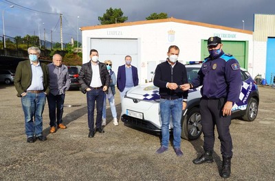 A Polica Local de Tui incorpora un vehculo 100% elctrico ao seu parque mbil