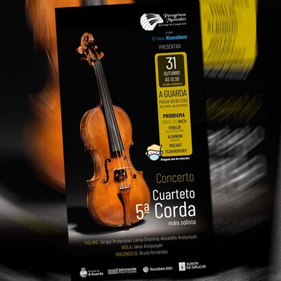 A Guarda pecha a programacin de outubro cun concerto de corda en sesin vermouth na Praza do Rel