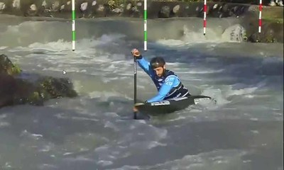 Lus Fernndez, do Deportivo Mio-Teixugos, noveno na copa do mundo de sllom de pau