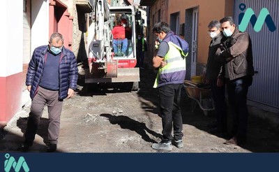 Arrancan as obras de mellora da Ra Calvario na Guarda