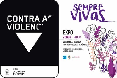 A Guarda conmemora o 25N coa exposicin -Sempre Vivas-