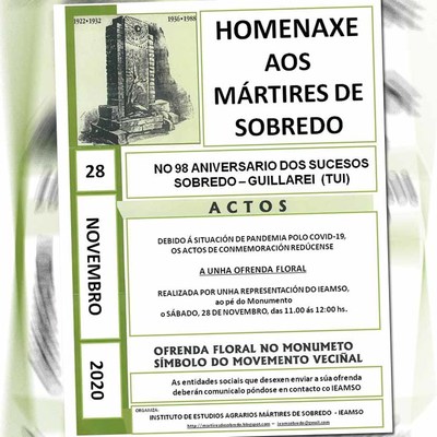 Conmemoracin dos Sucesos de Sobredo, no seu 98 aniversario