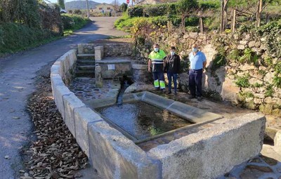O Concello restaura a Fonte de Marzn, datada do ano 1891