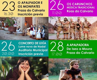 O Rosal festexa esta semana de Nadal co Apalpador, msica e animacin