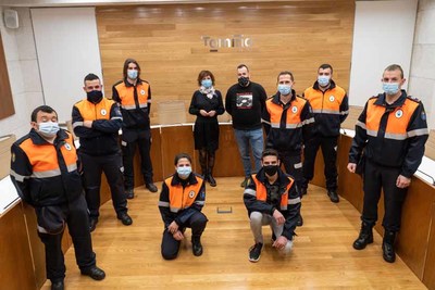 O Concello de Tomio agradece a Proteccin Civil o seu traballo durante o 2020