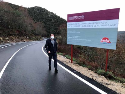 A Deputacin pecha 2020 con mis de 9,5 millns de euros investidos na mellora da mobilidade e seguridade viaria das estradas provinciais