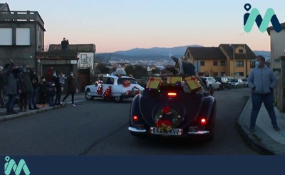 Los Reyes Magos visitaron A Guarda