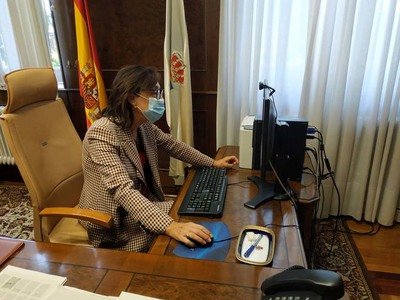 Maica Larriba informa de que na provincia desde o pasado 22 de decembro realizronse 4.300 dispositivos de seguridade que alcanzaron a case 17.000 persoas e a mis de 7.500 vehculos