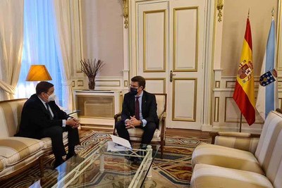 Luis Planas indica que la voluntad del Gobierno es cooperar con Galicia en materia de agricultura, pesca y medio rural