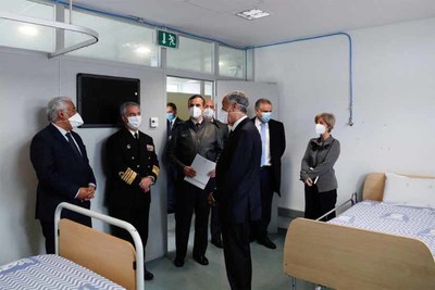 Portugal: El primer ministro rinde homenaje a los soldados que luchan contra la pandemia
