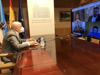 Javier Losada valora el altsimo potencial del futuro parque transfronterizo del Mio que unir Espaa y Portugal mediante un rea de esparcimiento de ms de 25 hectreas