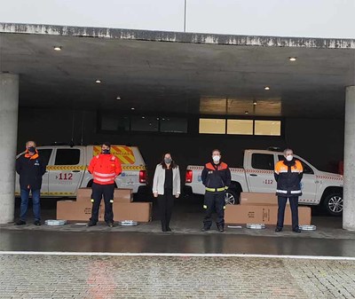 La Xunta entrega tiendas de campaa de emergencias a la Agrupacin de Proteccin Civil de Tomio para reforzar a la atencin ciudadana