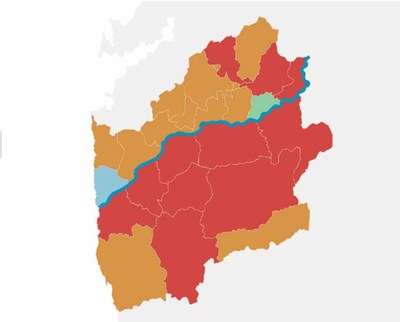 O AECT Ro Mio crea un mapa interactivo para informar  de maneira conxunta da evolucin da covid-19 nos concellos transfronteirizos 
