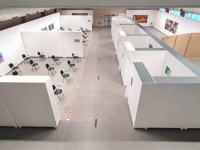 Centro Municipal de Vacinaao de Vila Nova de Cerveira pronto e a aguardar a chegada de vacinas