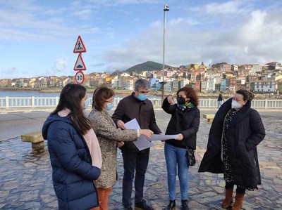 Os socialistas levan o acceso sur do porto da Guarda ao Parlamento de Galicia