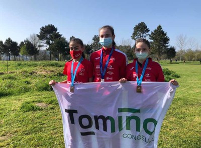 Dos Platas y dos Bronces para el Atletismo Trega en el Campeonato Gallego de medio fondo y fondo Sub18 -Sub16