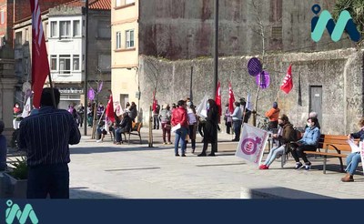 Concentracin na Guarda polo Da Internacional das Mulleres