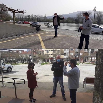 As novas bicis transfronteirizas do Mio tern estacins de intercambio  beira do ro e nos cascos urbanos das eurocidades 