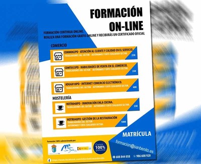 O Concello de Tui ofrece 5 cursos para os sector do comercio e hostalera en lia e gratutos