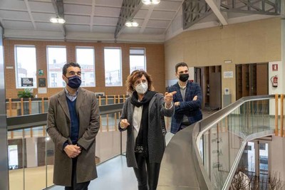 O novo delegado da Xunta en Pontevedra visita Tomio
