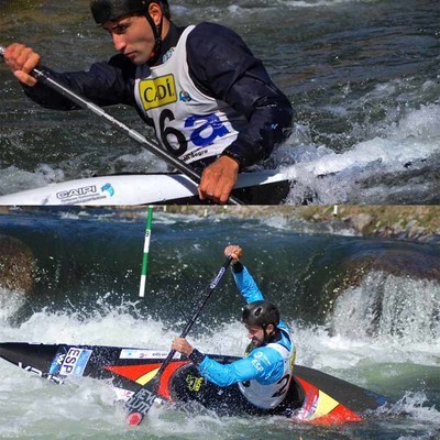 Lus Fernndez gaador da Copa Pirineus en canoa e Manuel Ochoa bronce en caiac