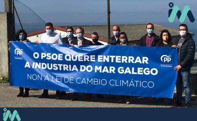 O PP reclama ao Goberno que dea marcha atrs na Lei de Cambio Climtico que pon en risco a continuidade da industria do mar 