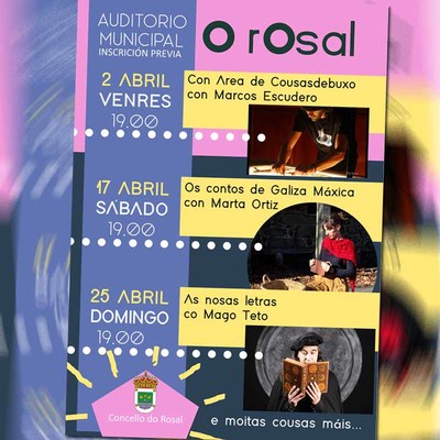 O Rosal dedica todo o mes de abril ao libro